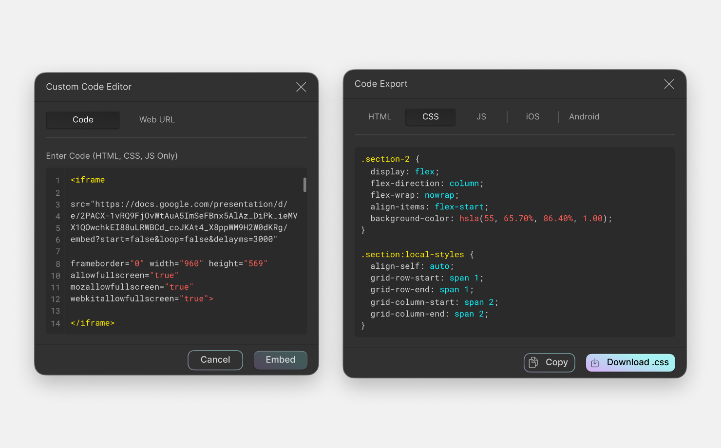 custom-code-element